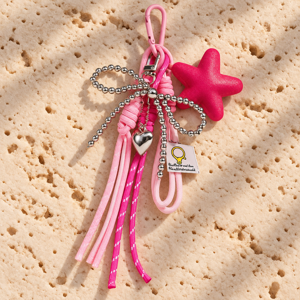 Charm - Pink star